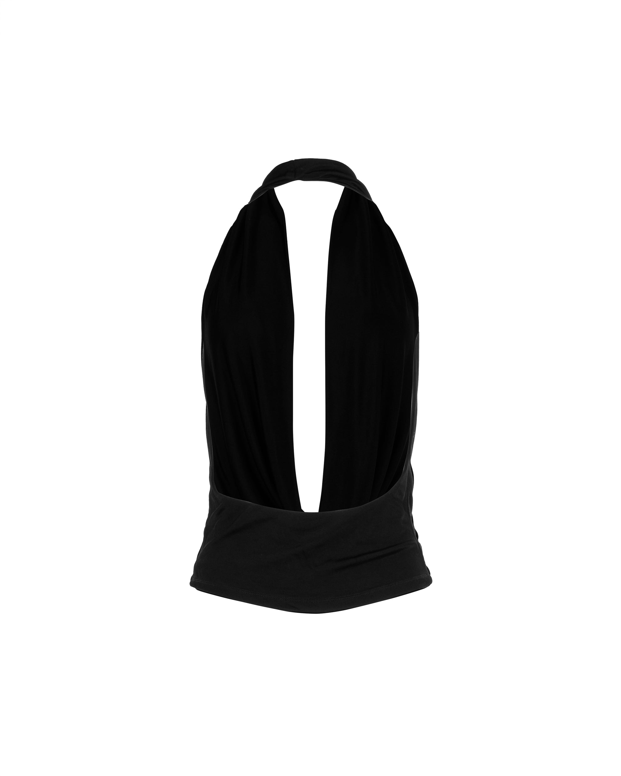 MISBHV asymmetrical one shoulder viscose top