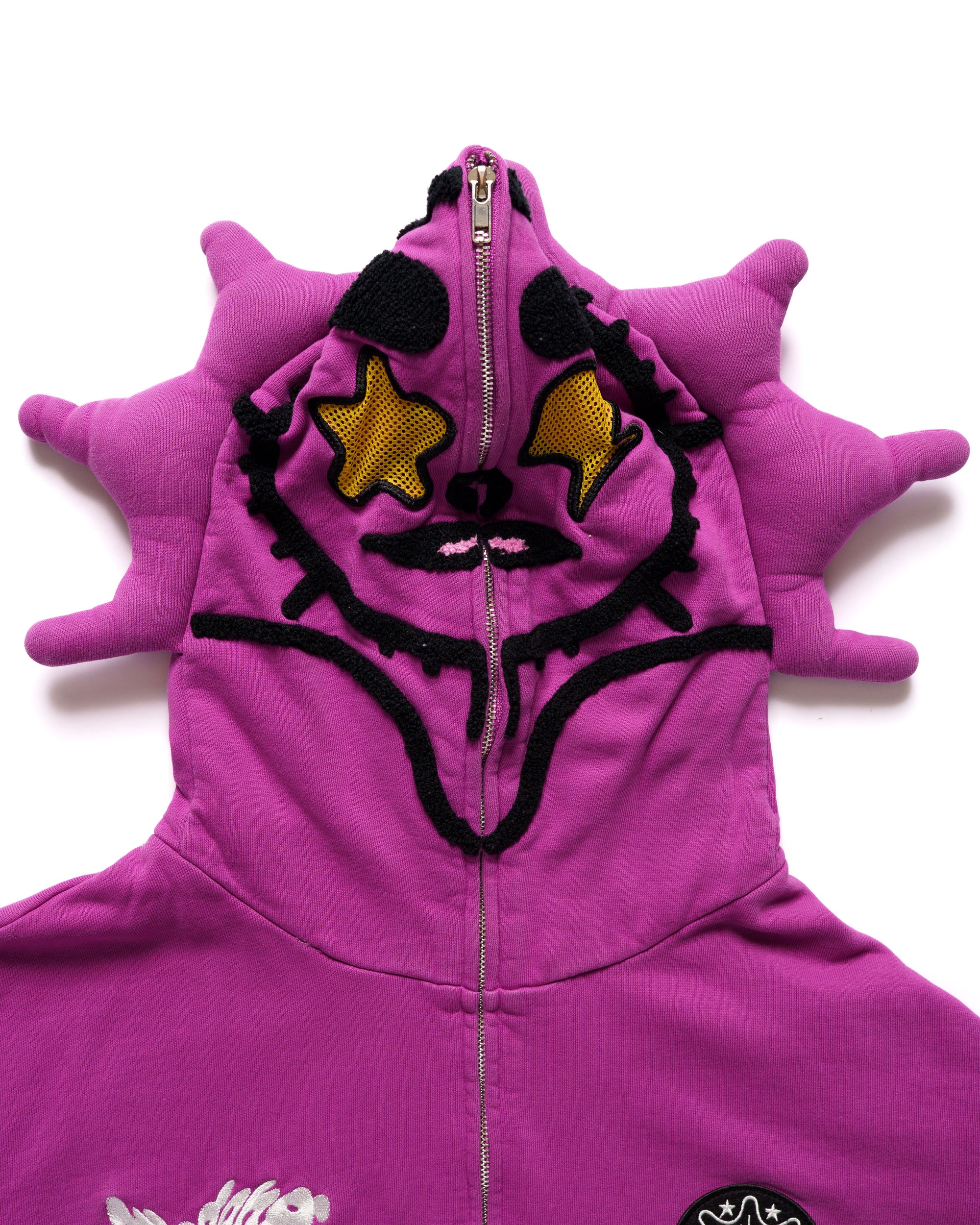 GLOGANG Almighty Glo full zip pink sweatshirt