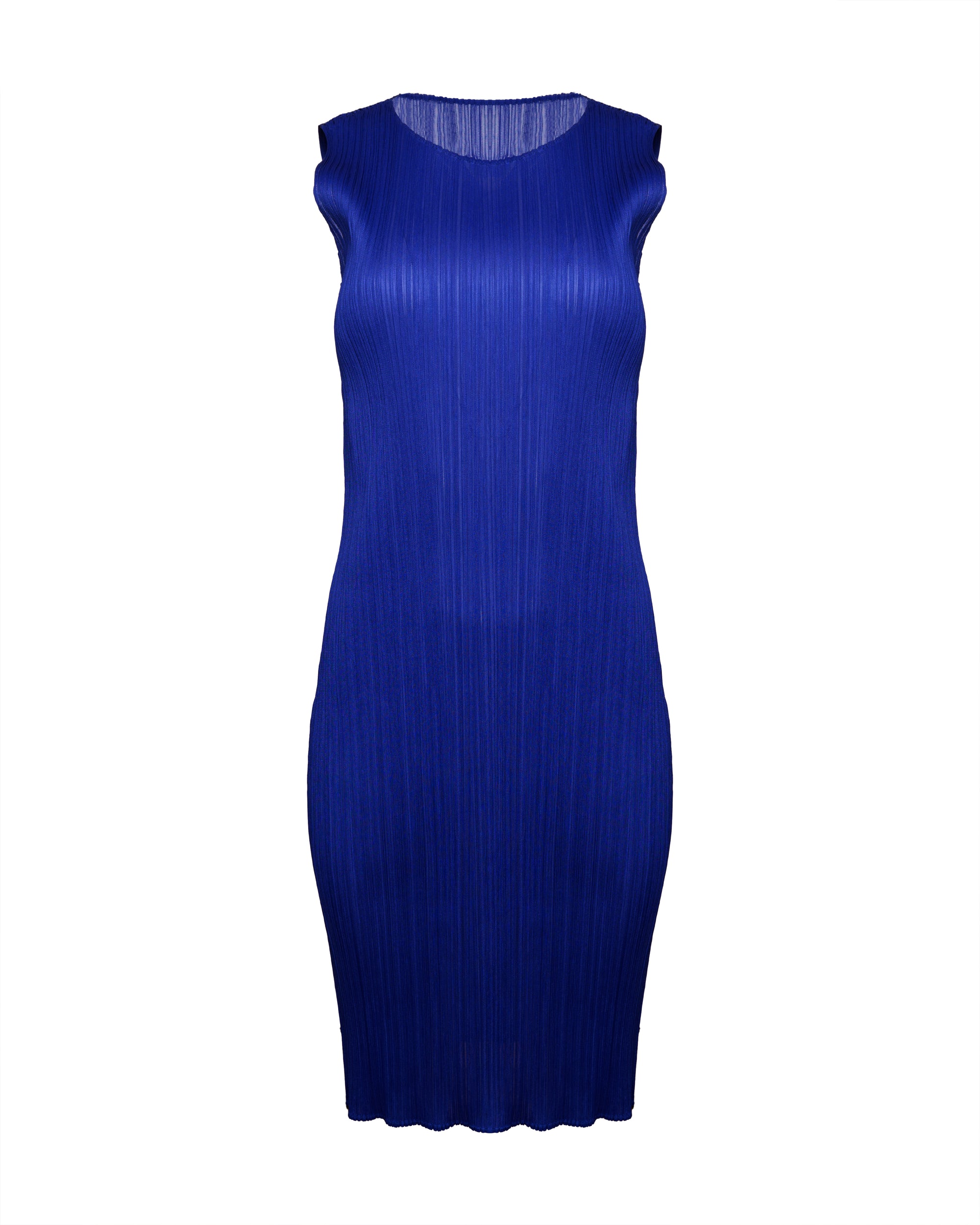 Issey Miyake Pleats Please MC July blue dress
