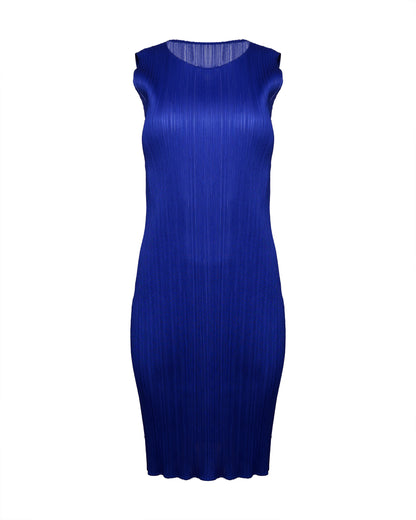 Issey Miyake Pleats Please MC July blue dress Issey Miyake