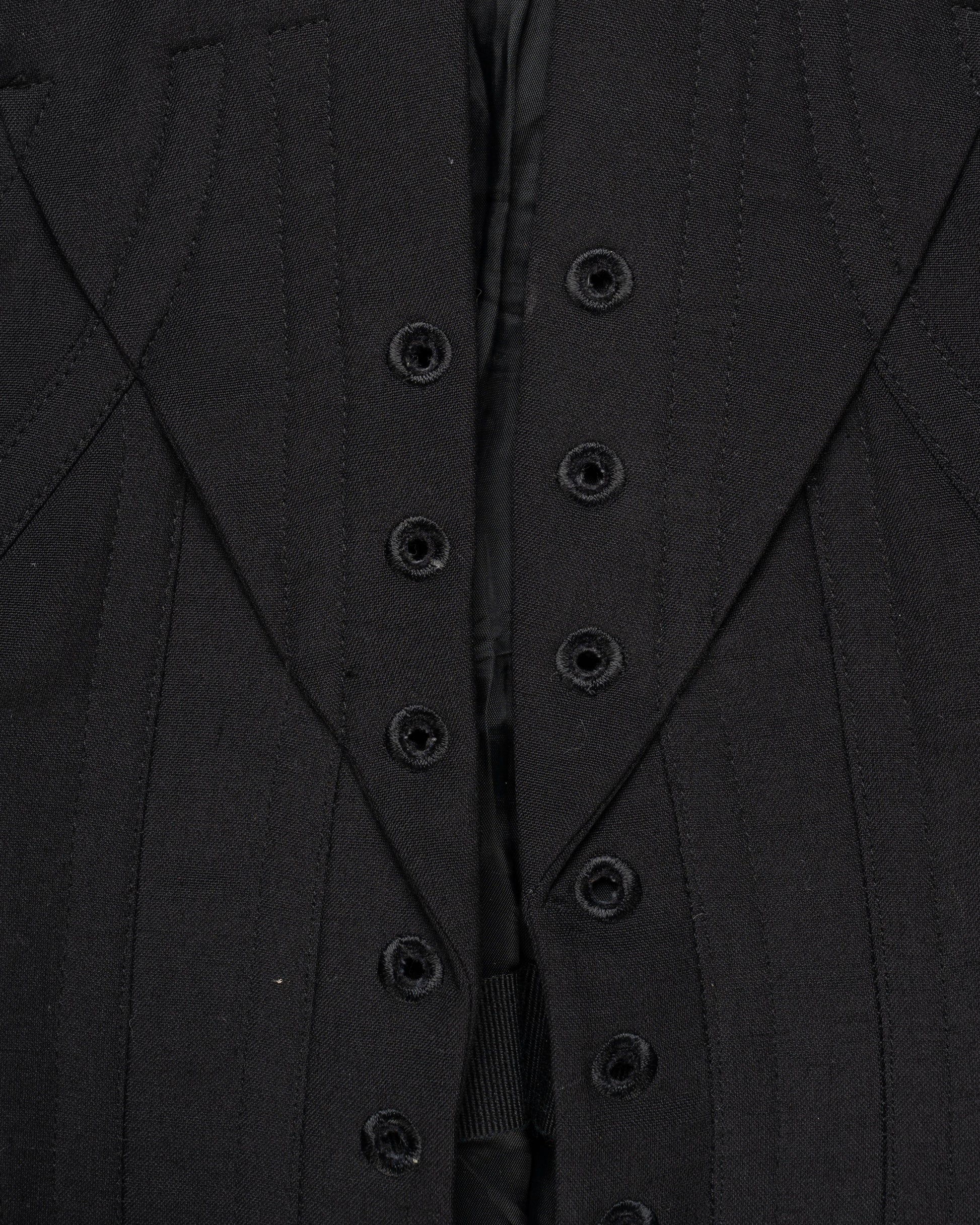 Alexander McQueen "Dance of the Twisted Bull" lace corset blazer jacket - 40 Alexander