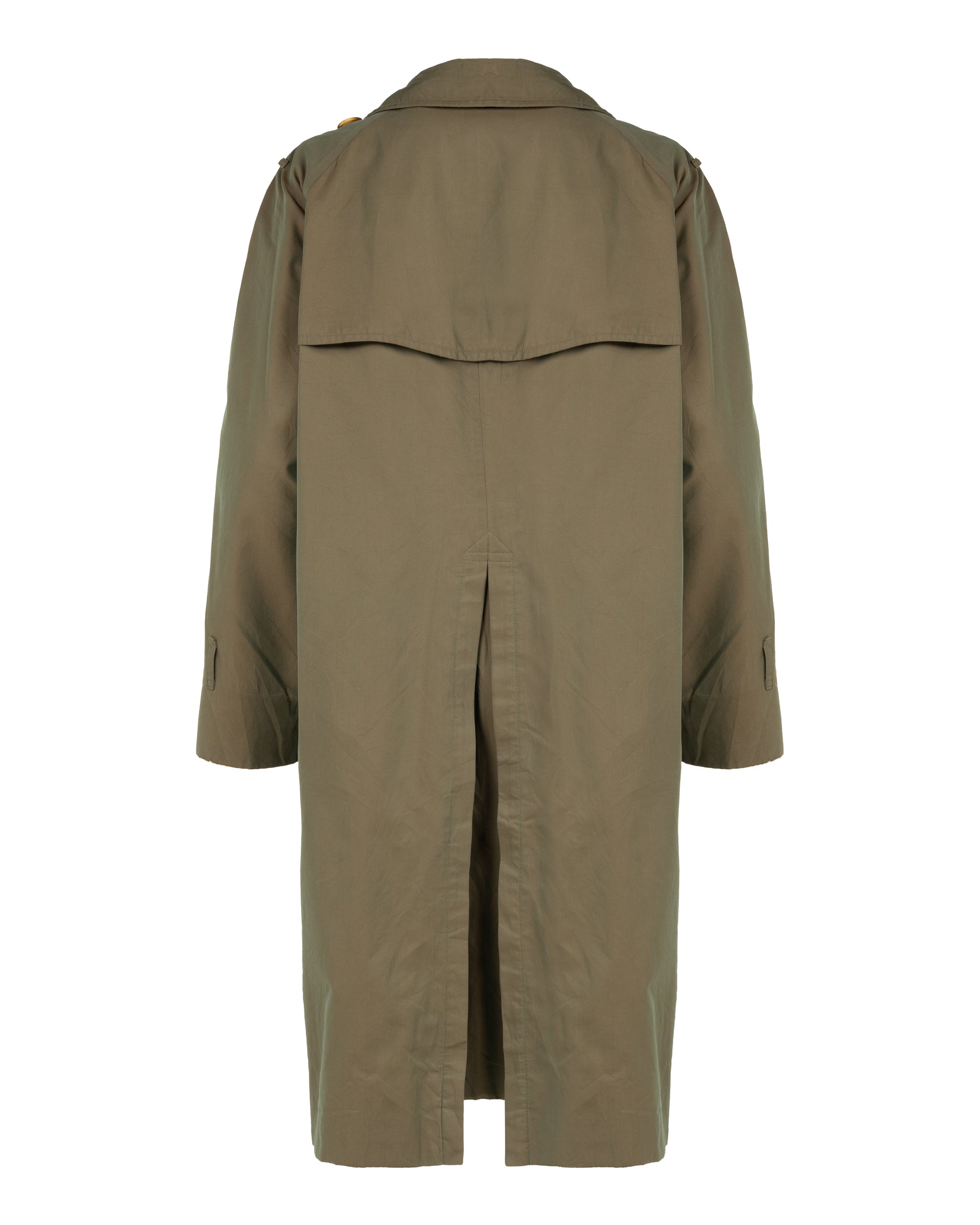 Burberrys "Highbury" Yew-green double-breasted coat Burberrys