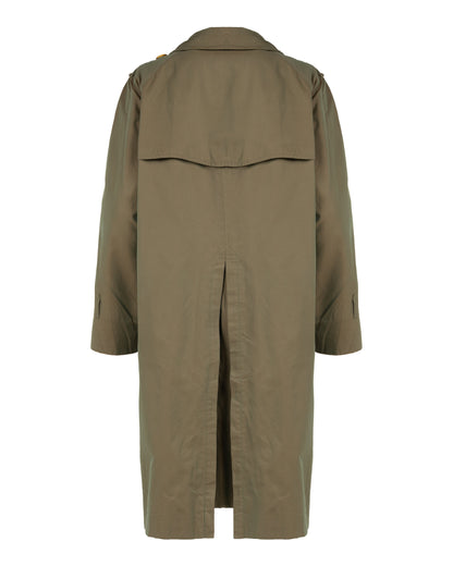 Burberrys "Highbury" Yew-green double-breasted coat Burberrys