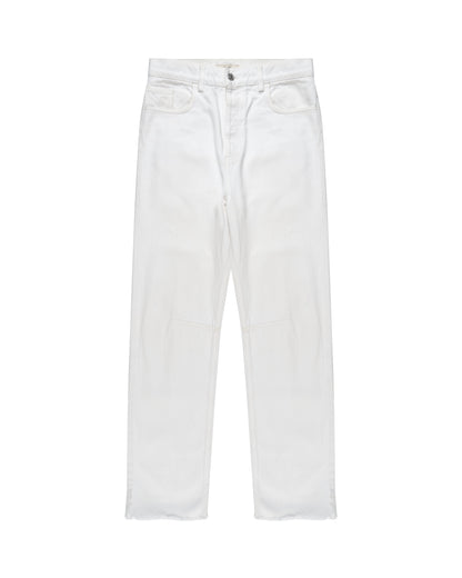 Celine tailored white denim pants Celine