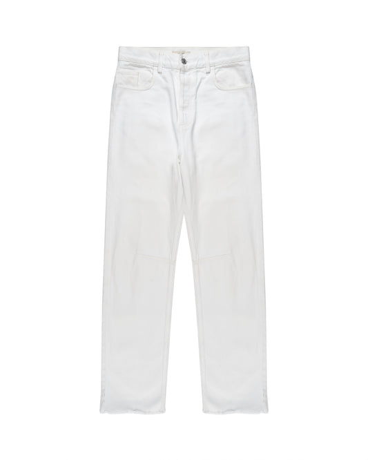 Celine tailored white denim pants Celine