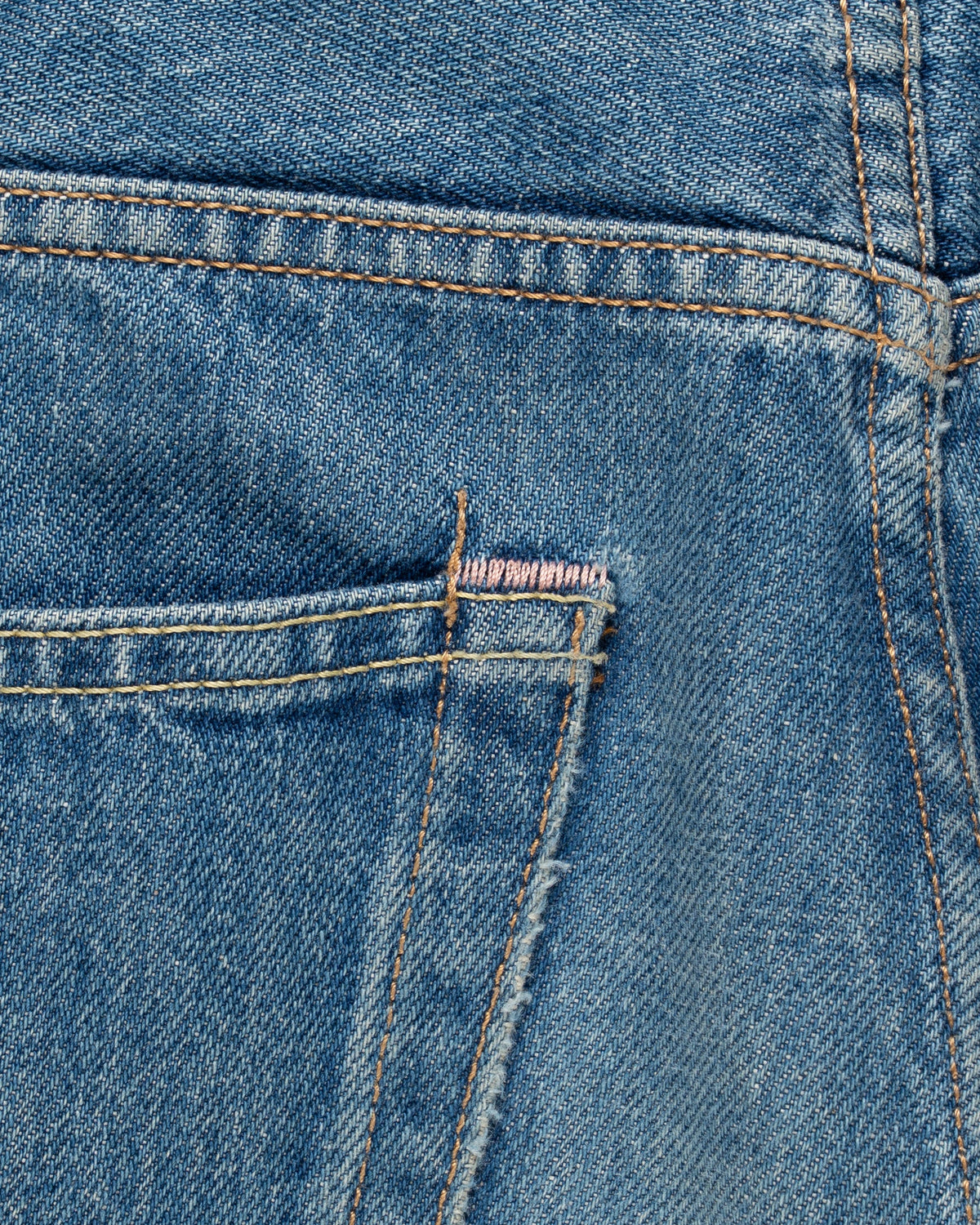 Acne Studios 1996 Dark Blue Thrash blue denim pants