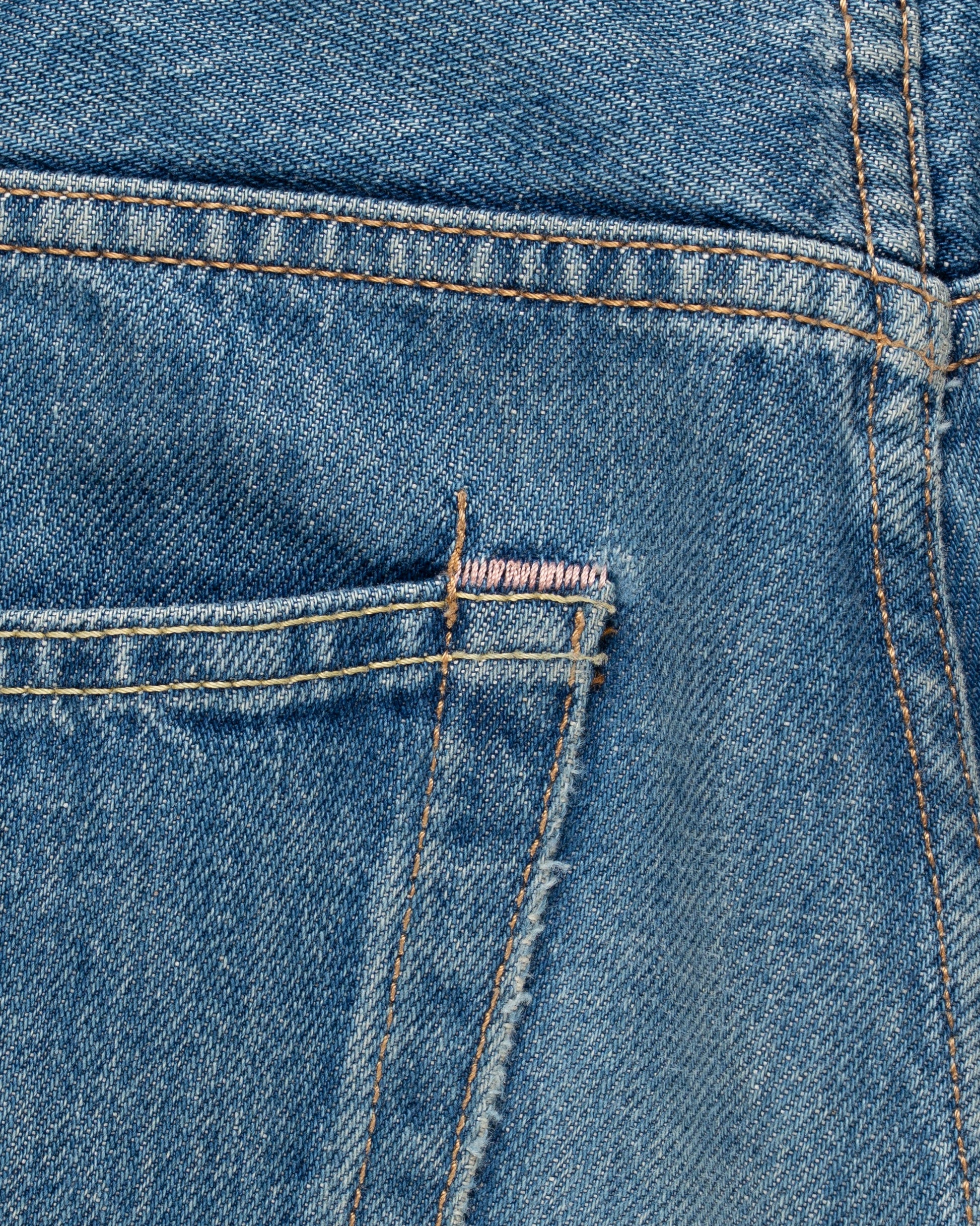 Acne Studios 1996 Dark Blue Thrash blue denim pants Acne