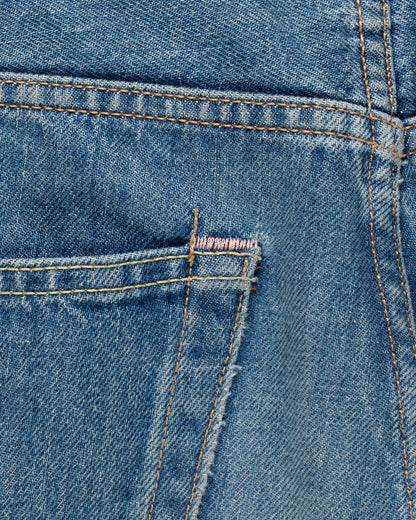 Acne Studios 1996 Dark Blue Thrash blue denim pants Acne