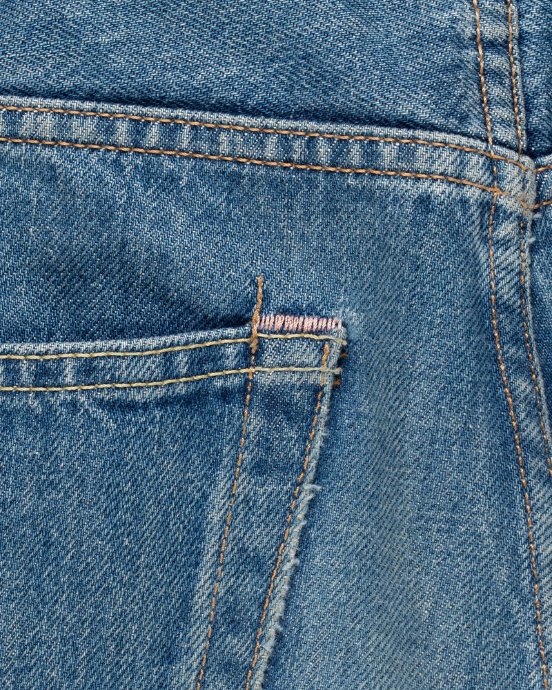 Acne Studios 1996 Dark Blue Thrash blue denim pants thumbnail