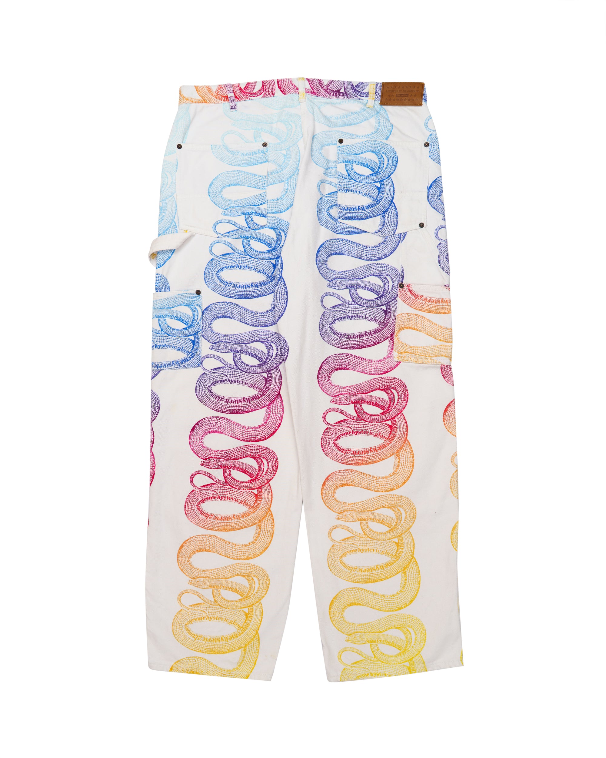 Hysteric Glamour Snake Print Denim Pants