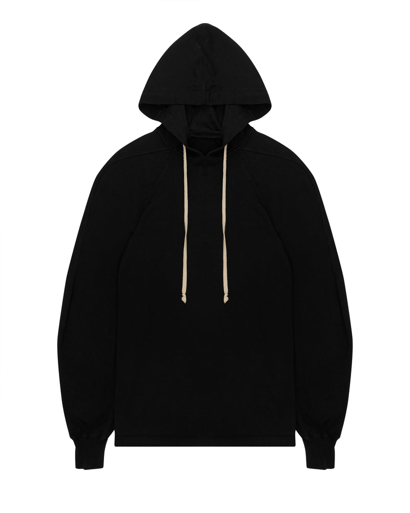 Rick Owens DRKSHDW Jumbo oversized black hoodie thumbnail