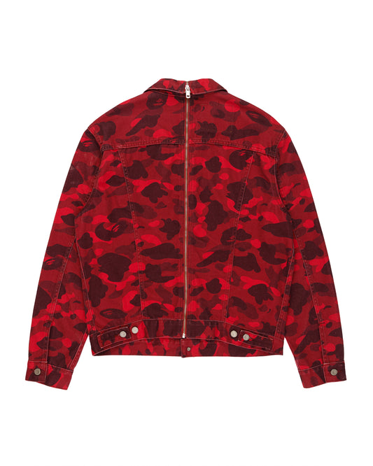 Bape x Levi's Europe Exclusive red camo tracker jacket