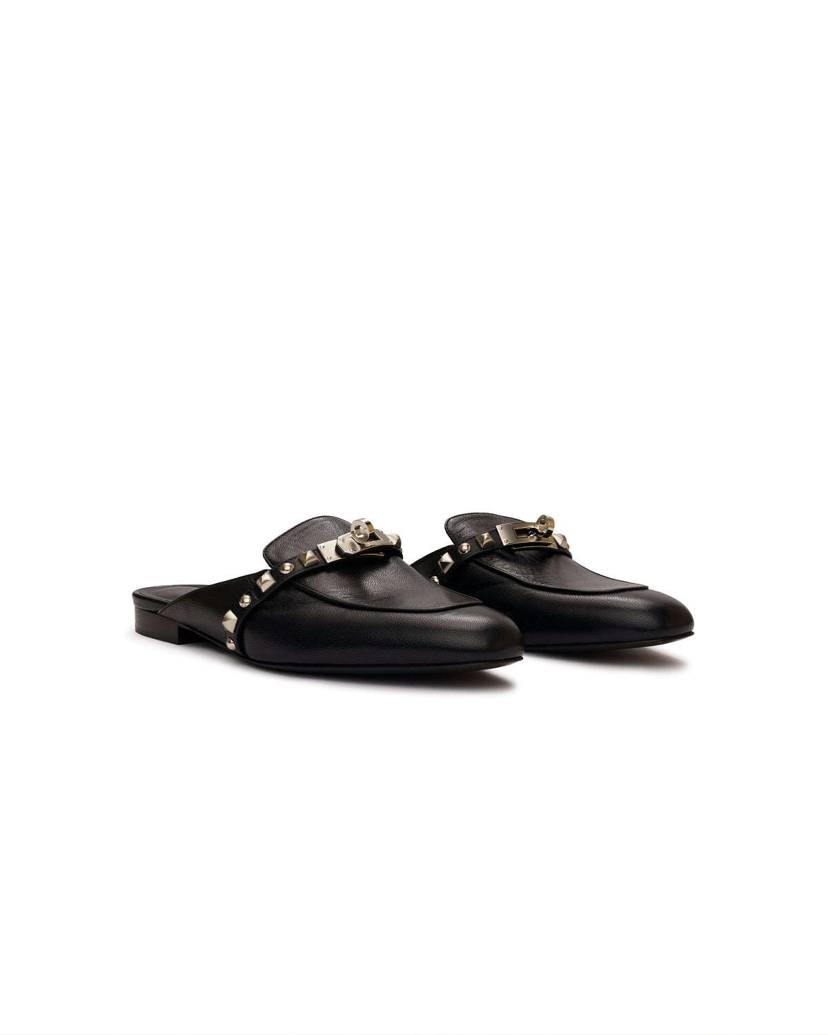 Hermès oz studded mule