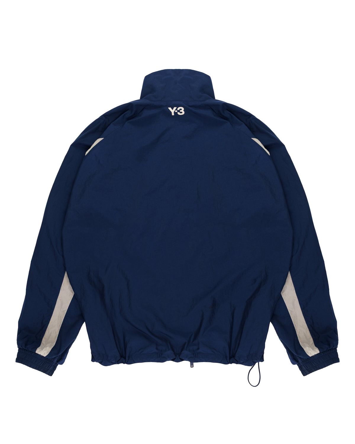Yohji Yamamoto Y3 3-stripes nylon shell dark blue jacket