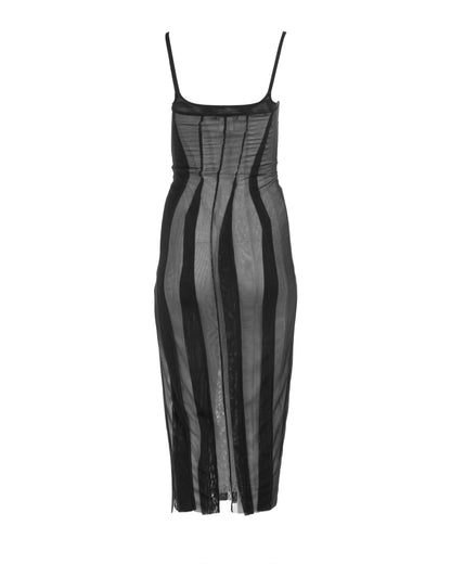 Kathryn Bowen corset tank midi dress Kathryn