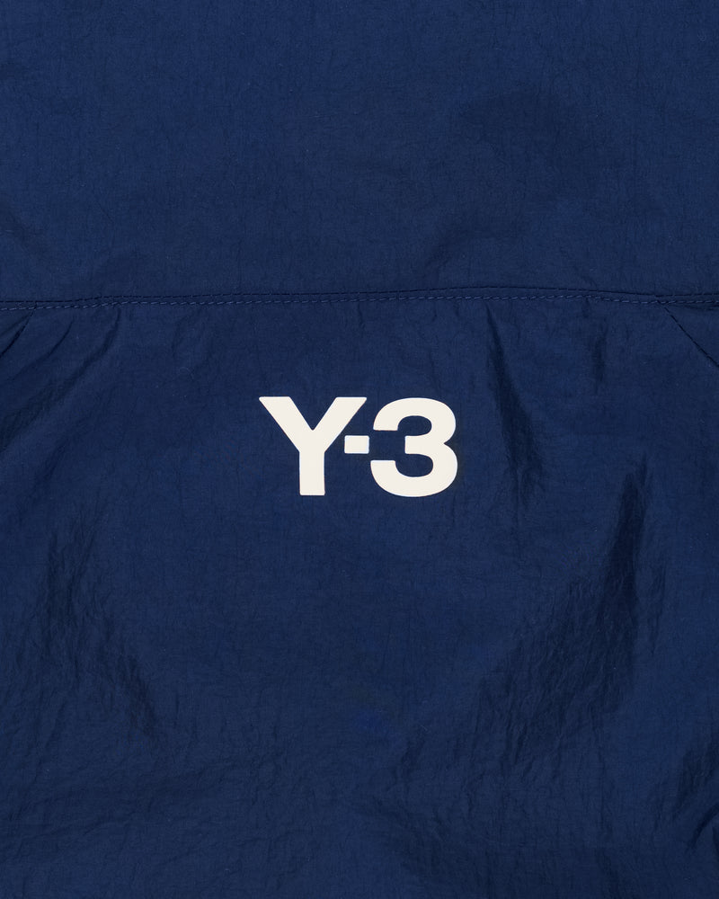 Yohji Yamamoto Y3 3-stripes nylon shell dark blue jacket thumbnail