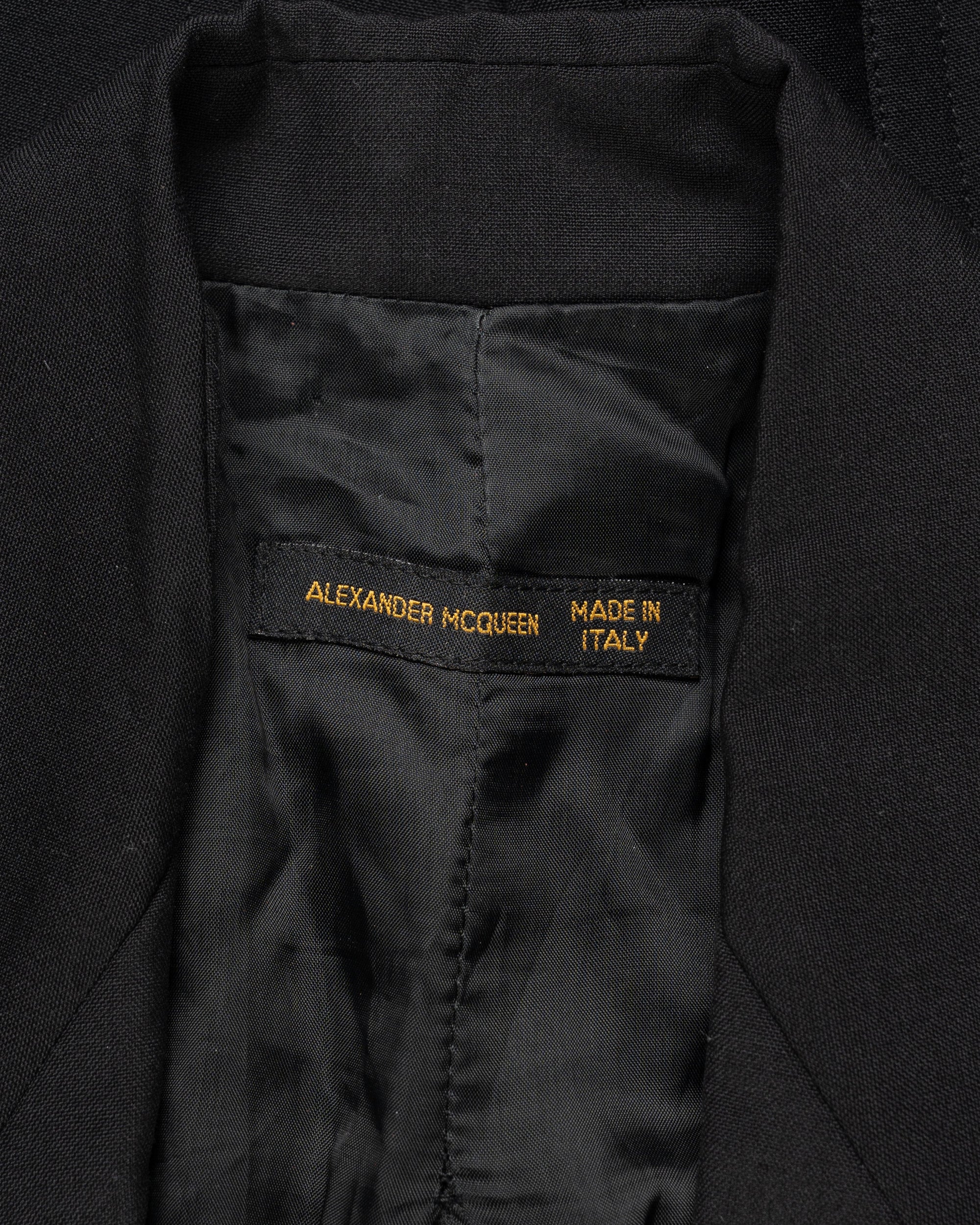 Alexander McQueen "Dance of the Twisted Bull" lace corset blazer jacket - 40