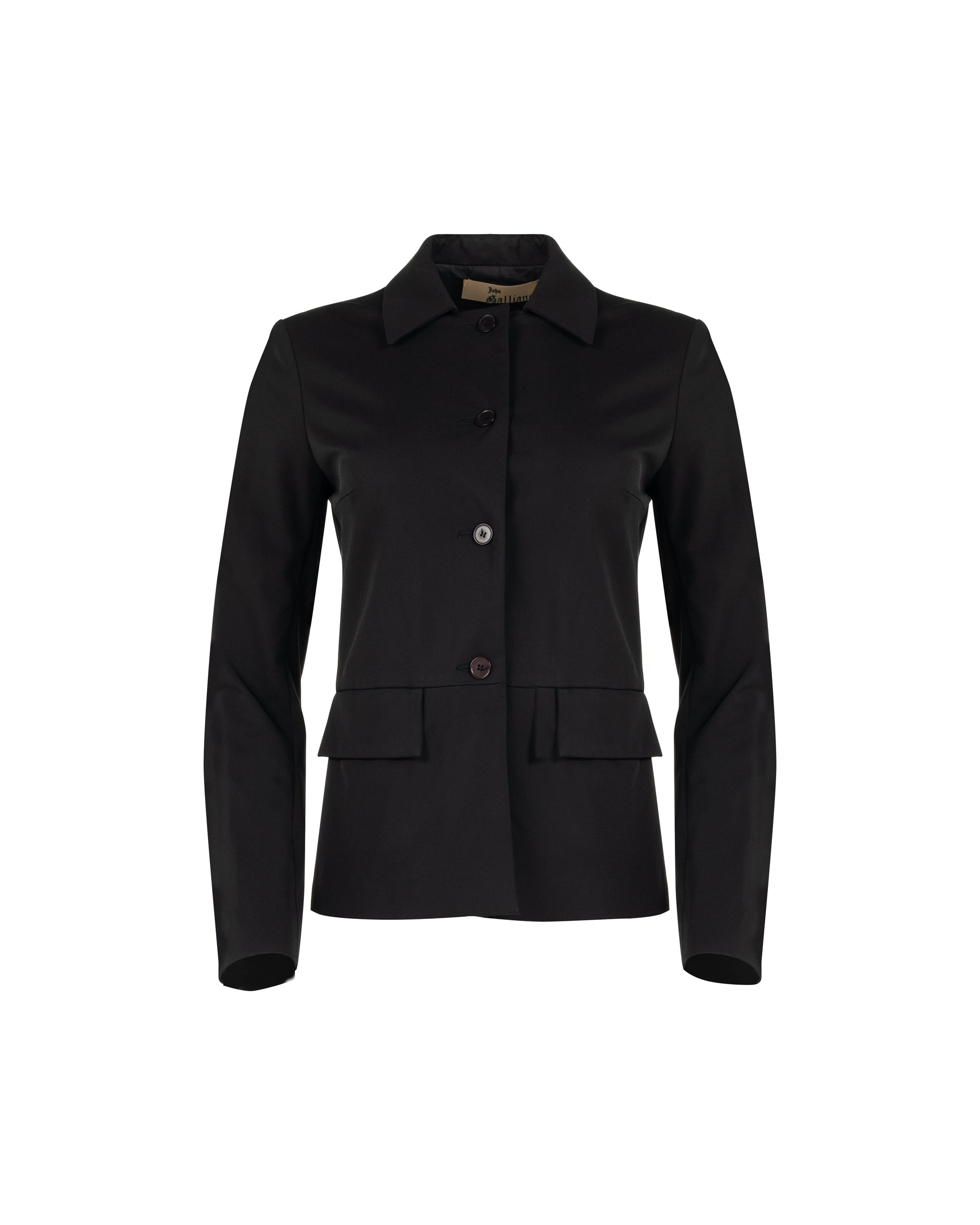 John Galliano gabardine single-breasted blazer jacket John