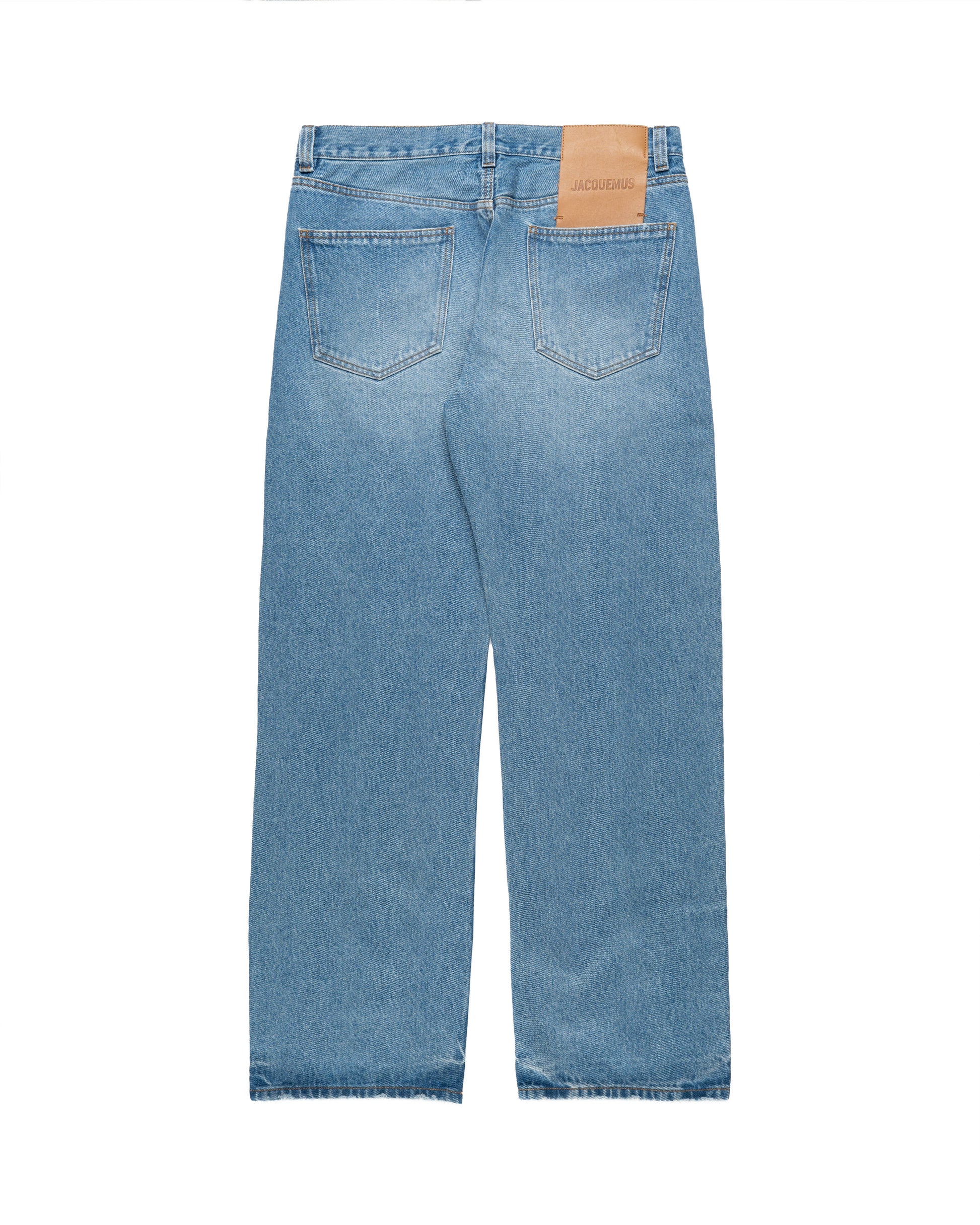 Jacquemus Les Sculptures "Le de-Nîmes" large blue denim pants Jacquemus