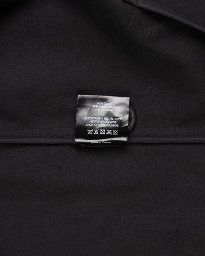 Kwaidan Editions single-breasted rubber black coat Kwaidan