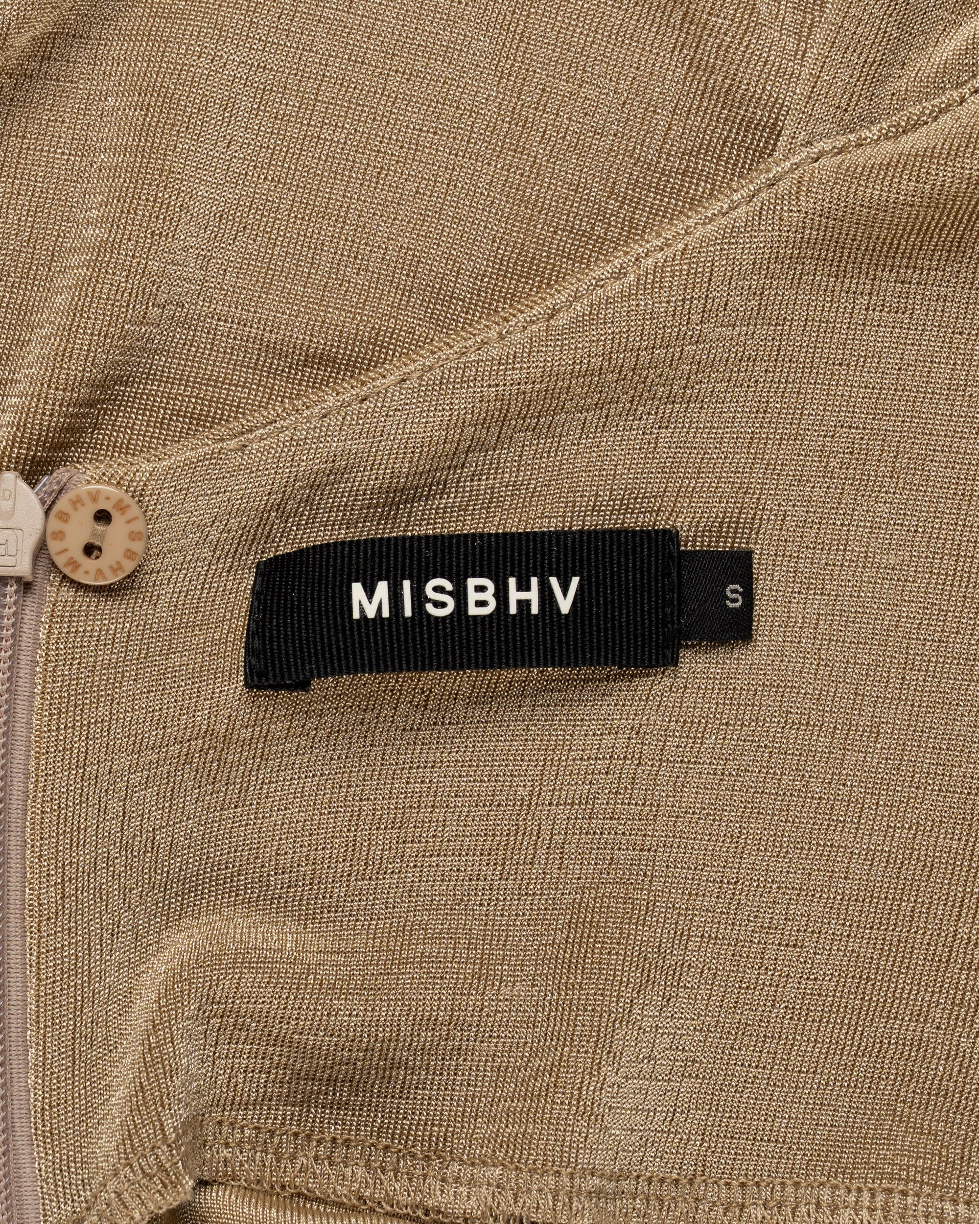 MISBHV asymmetrical drape halter dress