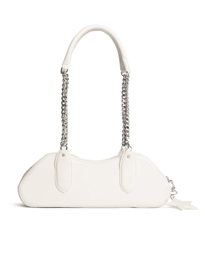 MISBHV chain white leather shoulder bag MISBHV