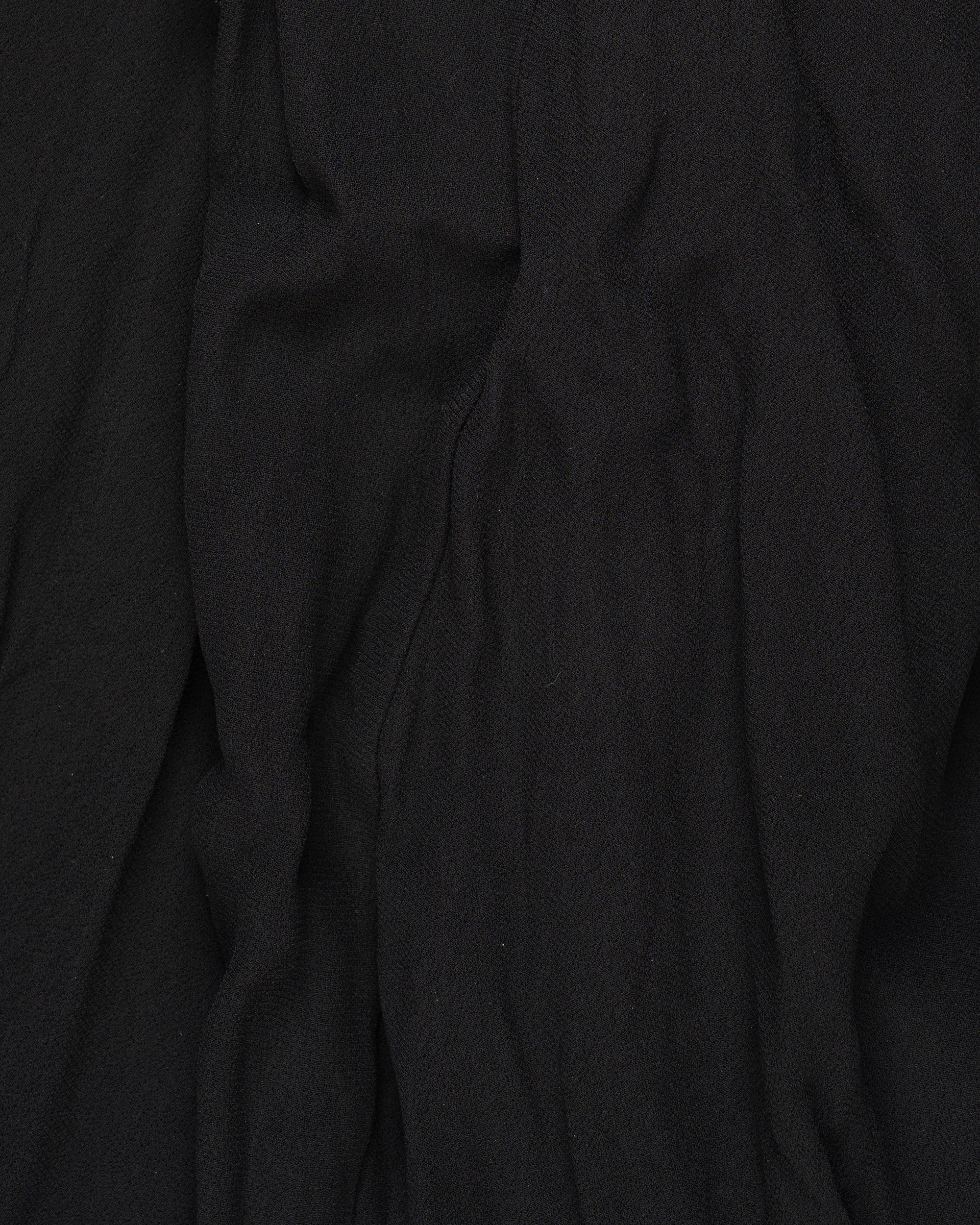 MISBHV 1-OF-1 single-shoulder ruched black dress