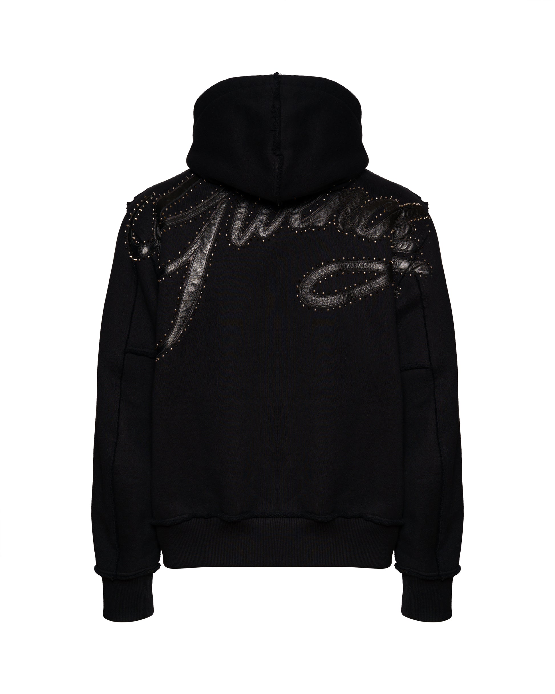 Givenchy pierced back logo hooded bomber jacket Givenchy
