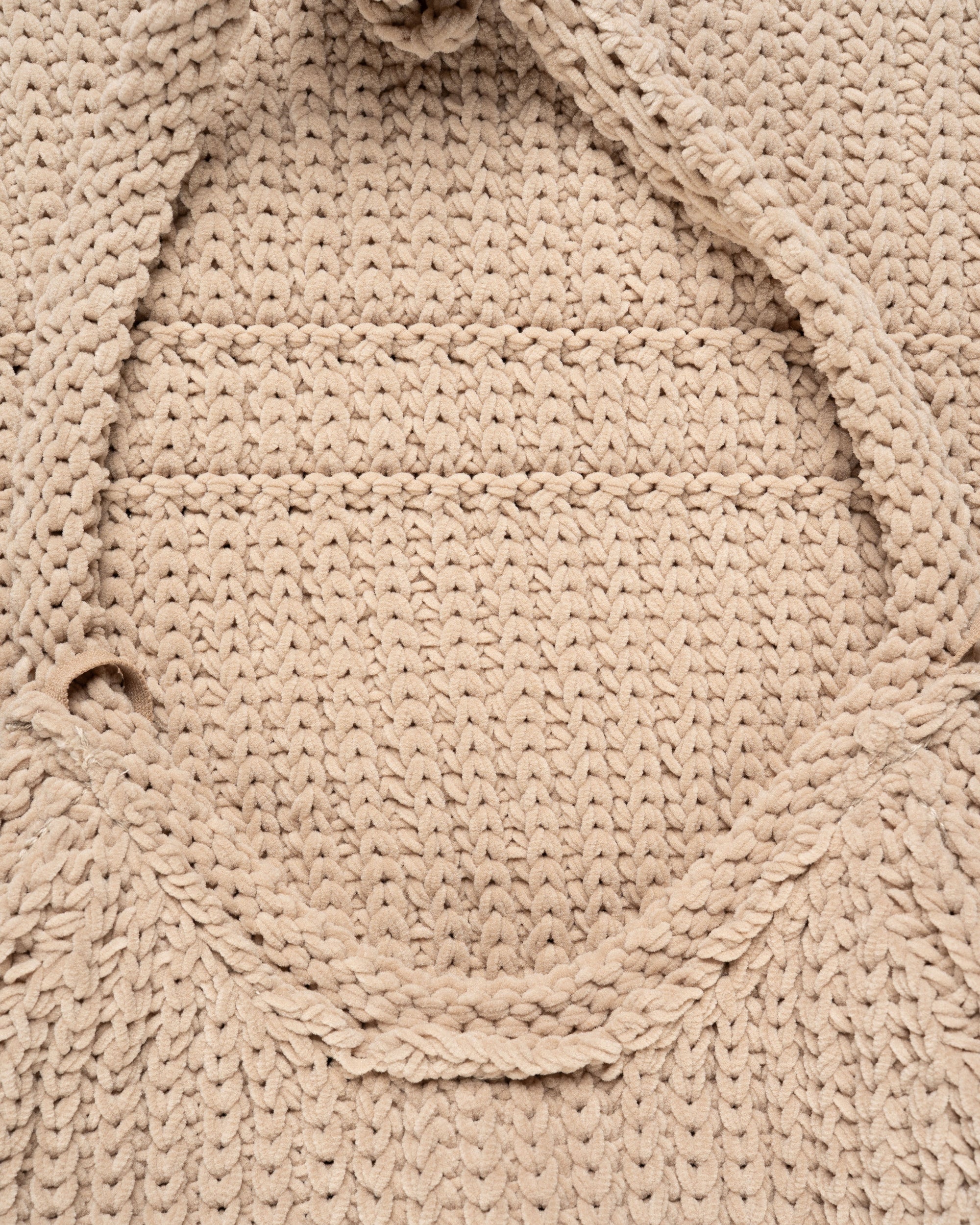 Jacquemus Halter neck knitted beige dress