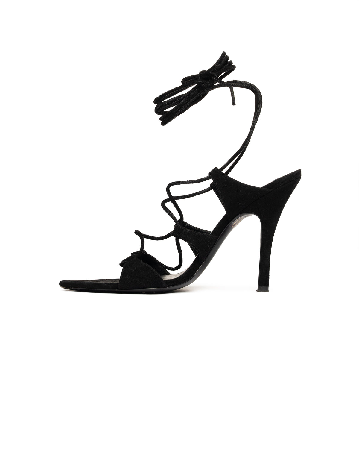 The Attico Renee lace-up ankle strap sandals