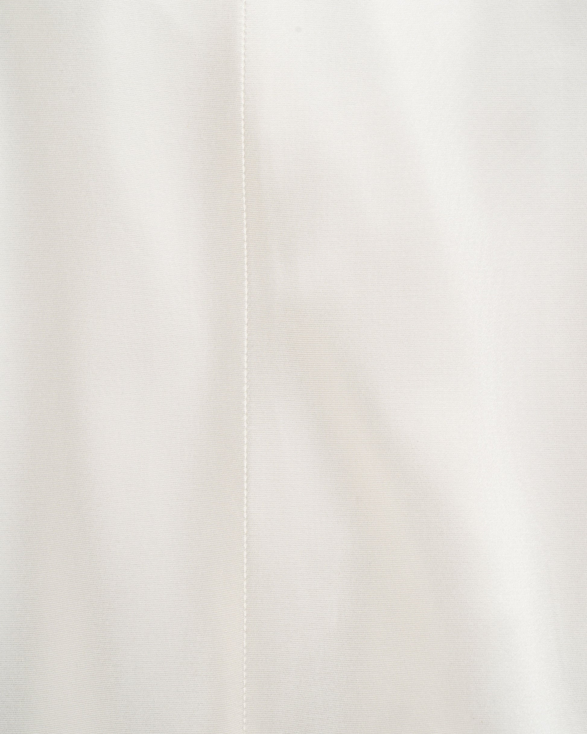 Helmut Lang Sash Ivory white double satin dress Helmut