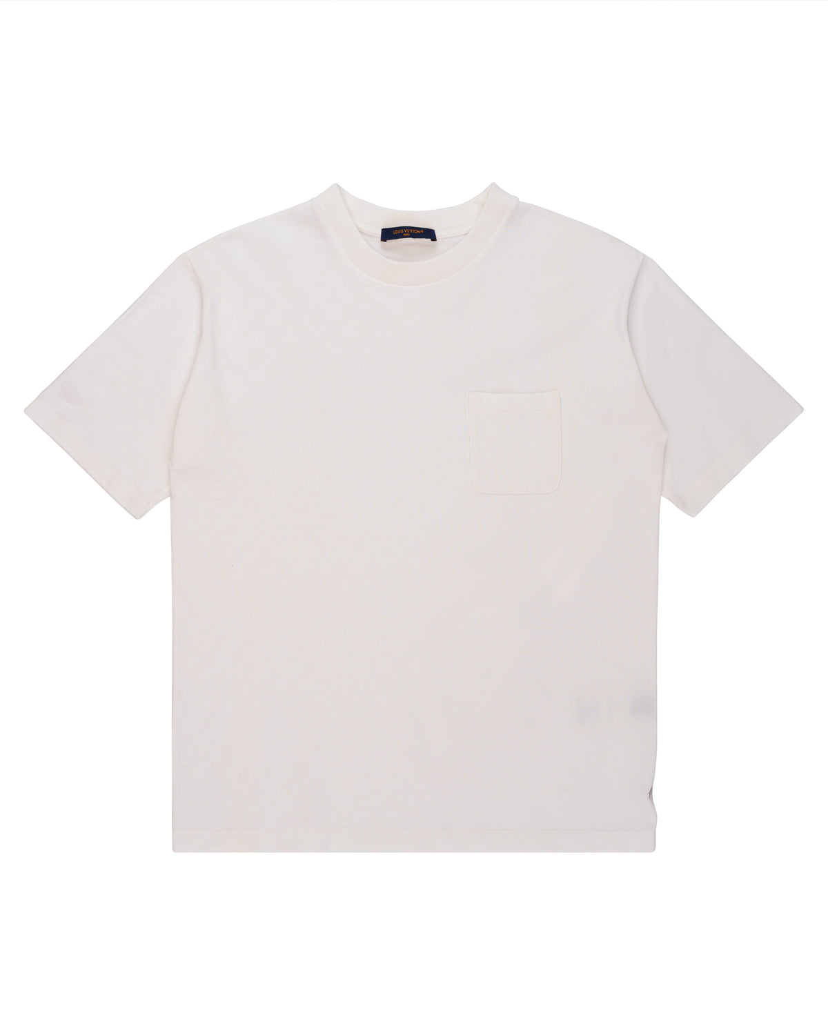 Louis Vuitton Half-Damier pocket white t-shirt