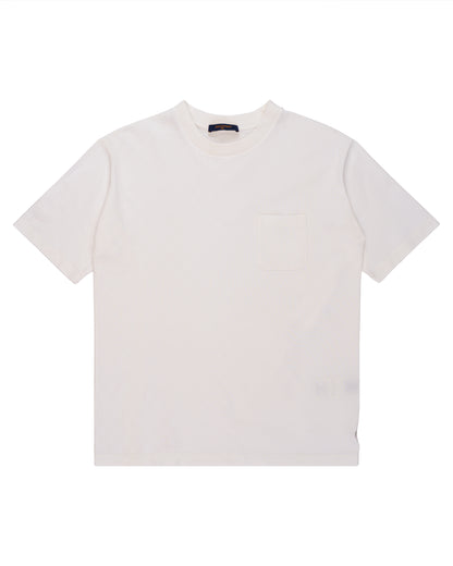 Louis Vuitton Half-Damier pocket white t-shirt