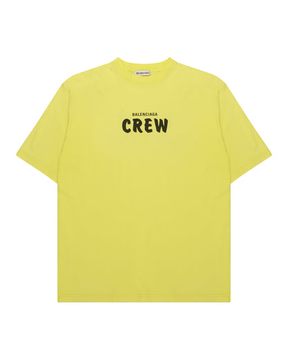 BALENCIAGA CREW TSHIRT YELLOW image