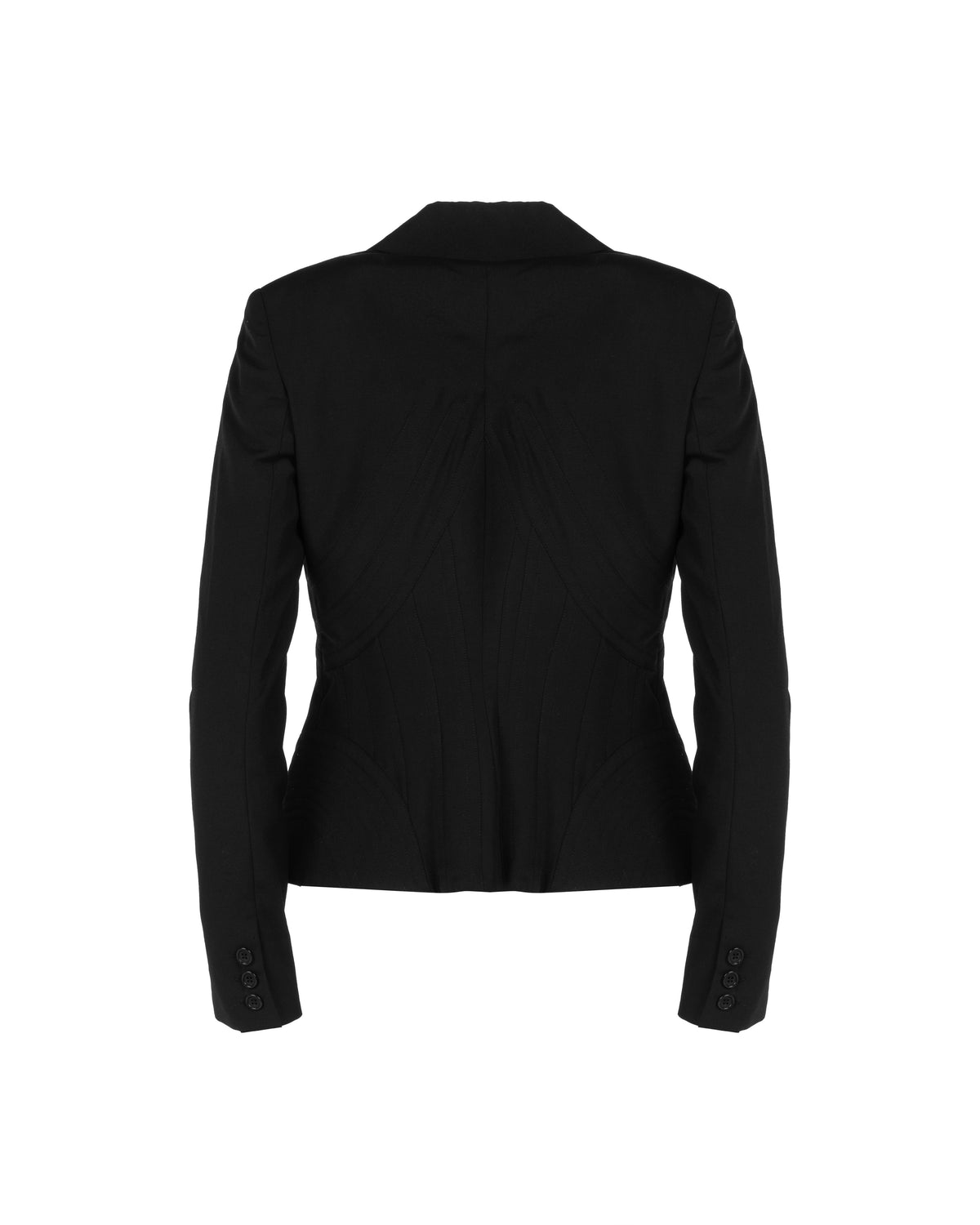 Alexander McQueen "Dance of the Twisted Bull" lace corset blazer jacket - 40