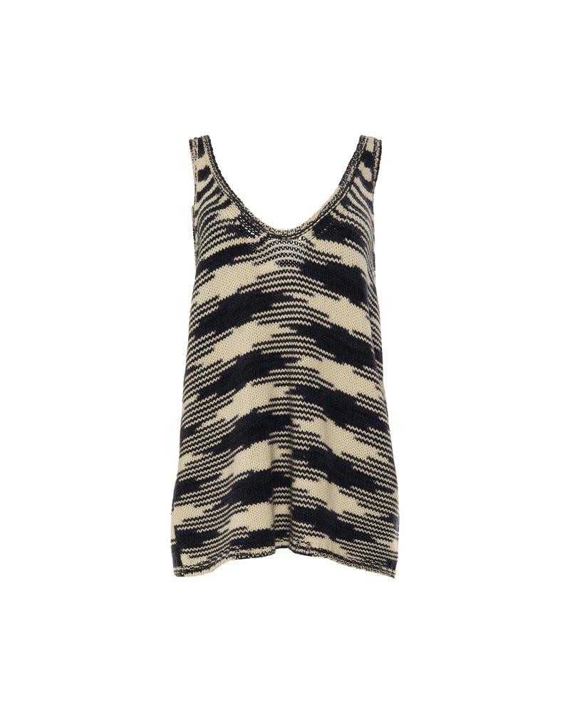 Missoni striped knitted top - thumbnail