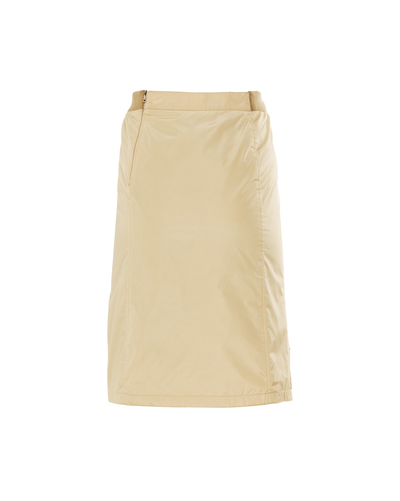 Prada Sport beige nylon belted skirt - 38