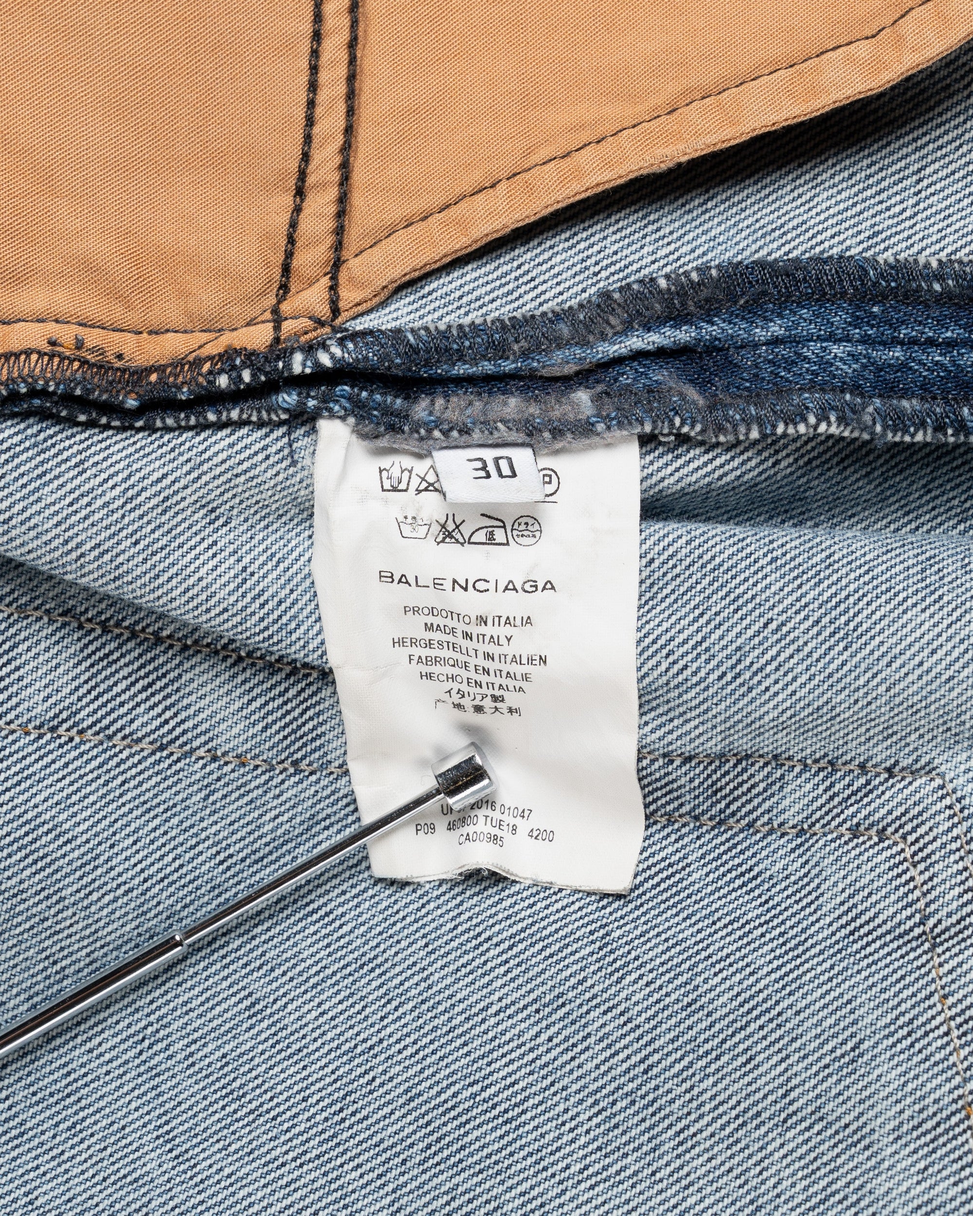Balenciaga low-waisted denim pants