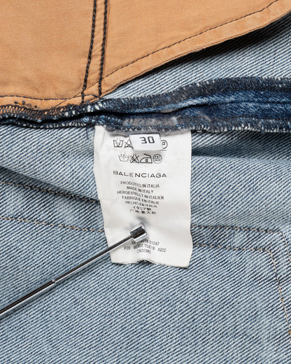 Balenciaga low-waisted denim pants Balenciaga