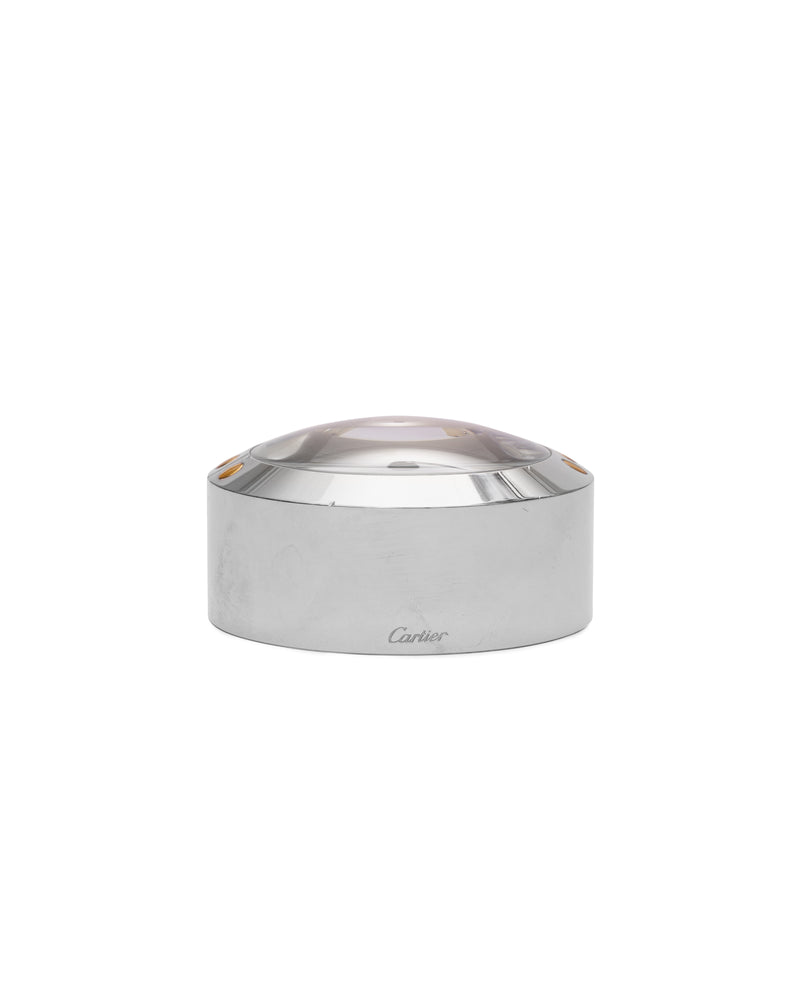 Cartier Santos sterling magnifying glass loupe