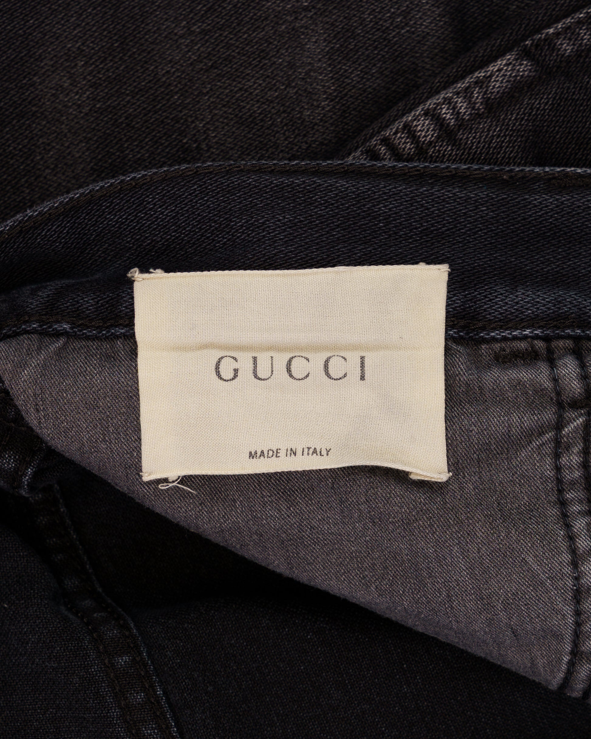 Gucci Lot. 66 washed grey skinny denim pants Gucci