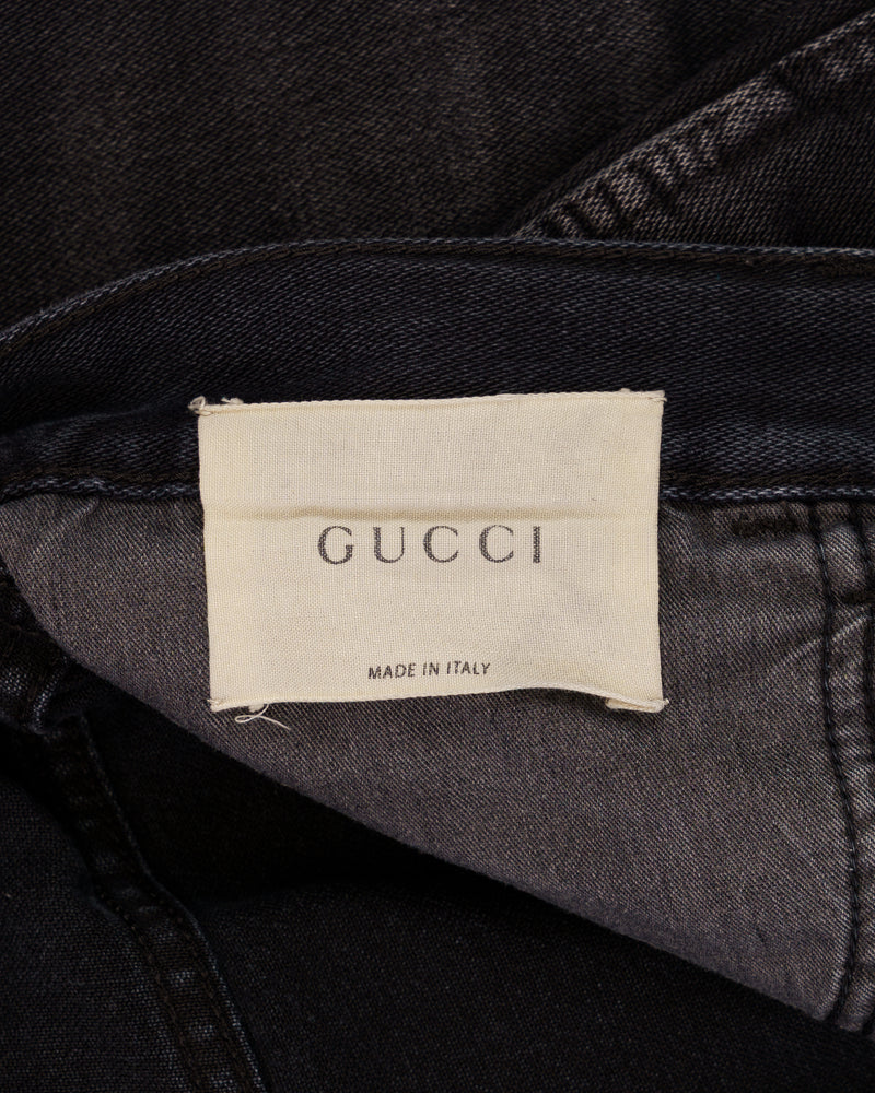 Gucci Lot. 66 washed grey skinny denim pants thumbnail