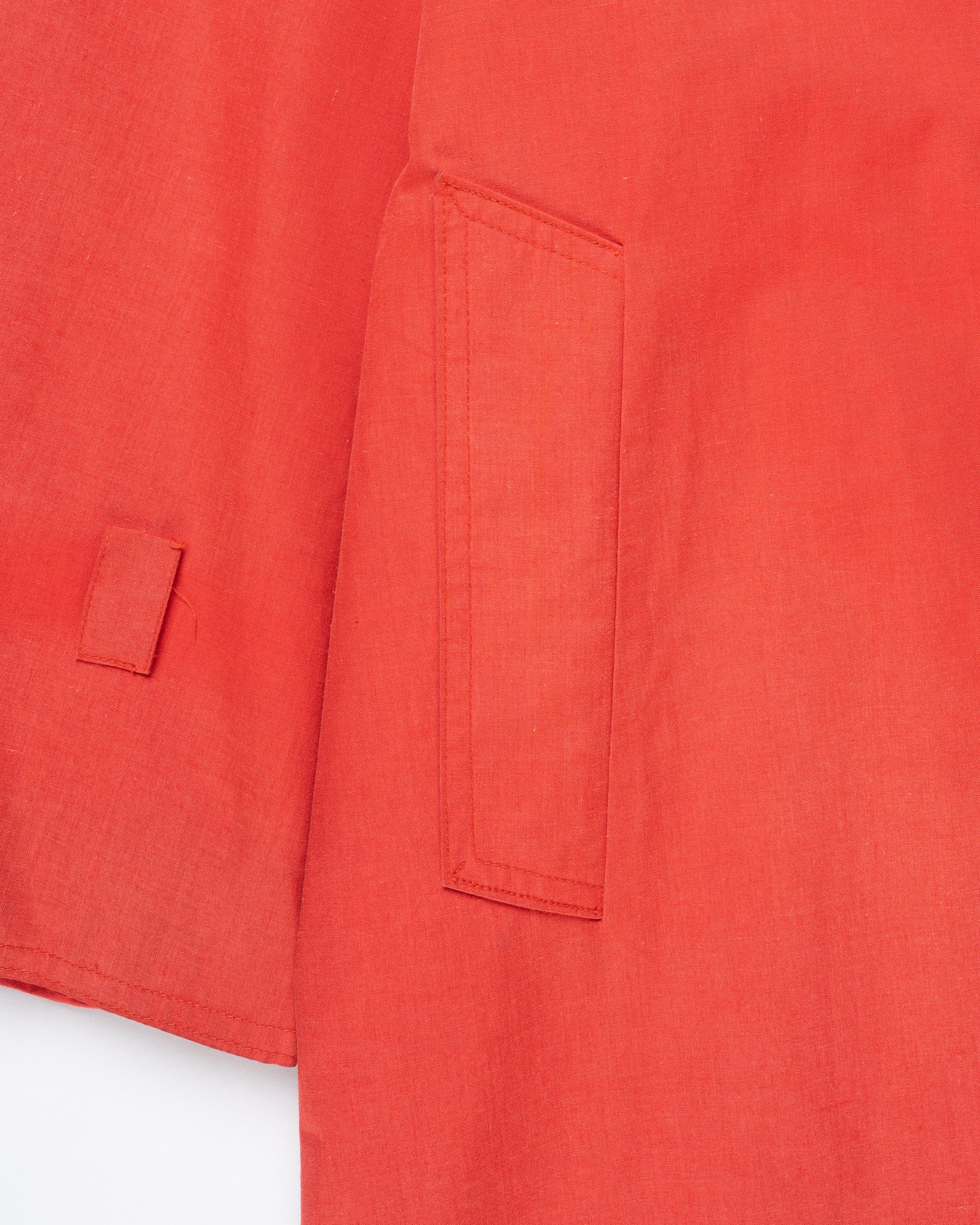 Balenciaga 1980s double-breasted red trench coat