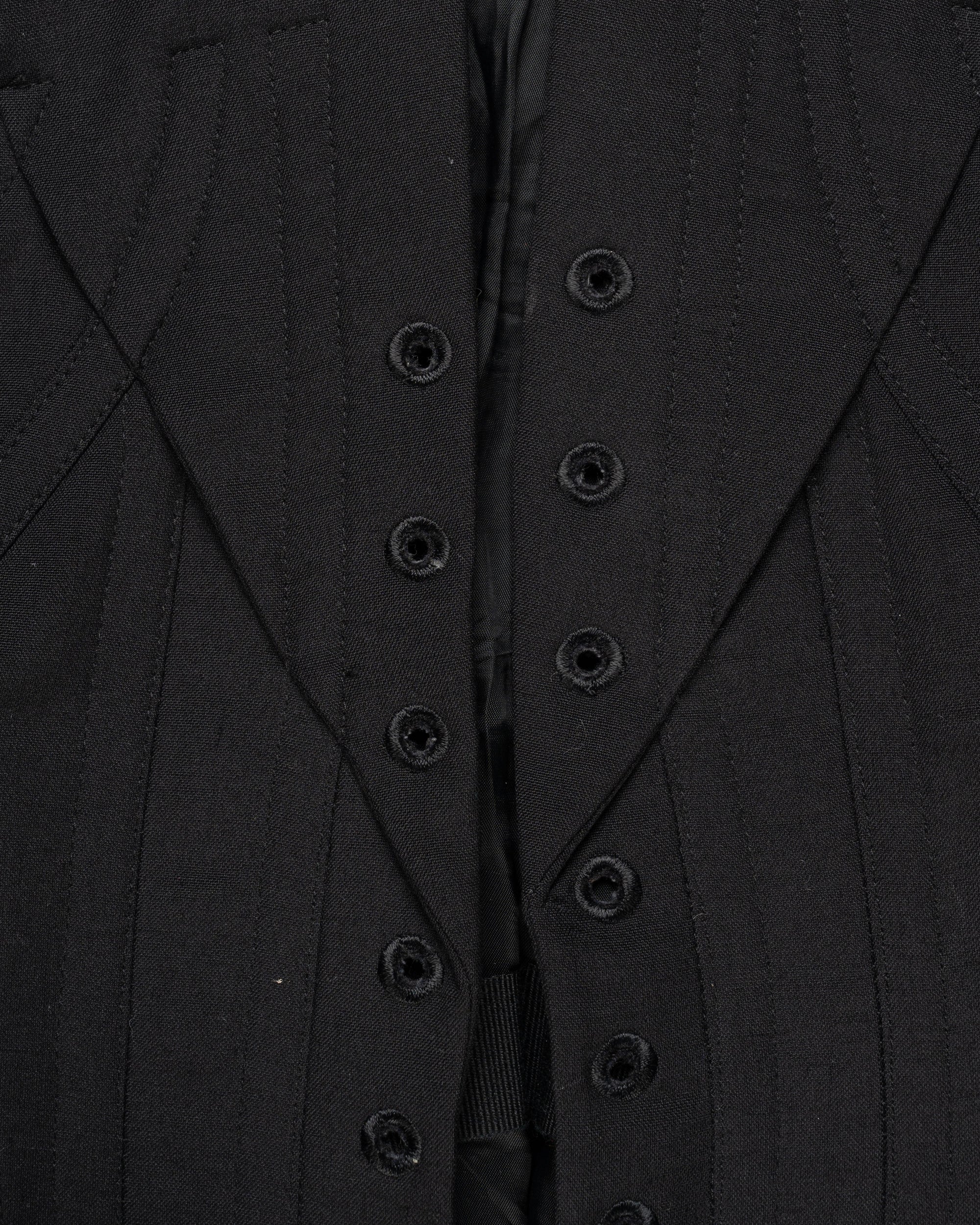 Alexander McQueen "Dance of the Twisted Bull" lace corset blazer jacket - 40