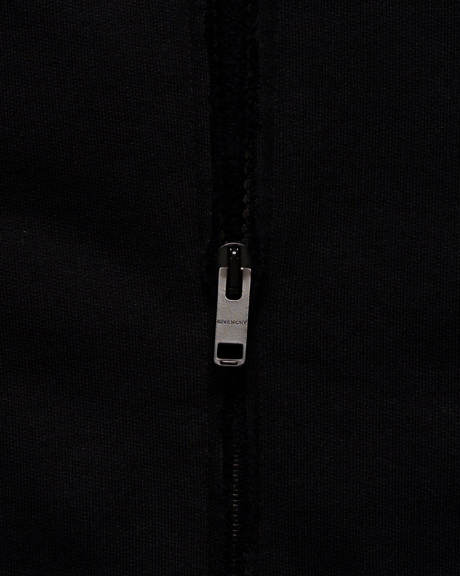 Givenchy pierced back logo hooded bomber jacket Givenchy