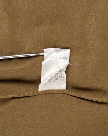 Celine military epaulets silk button-up shirt Celine