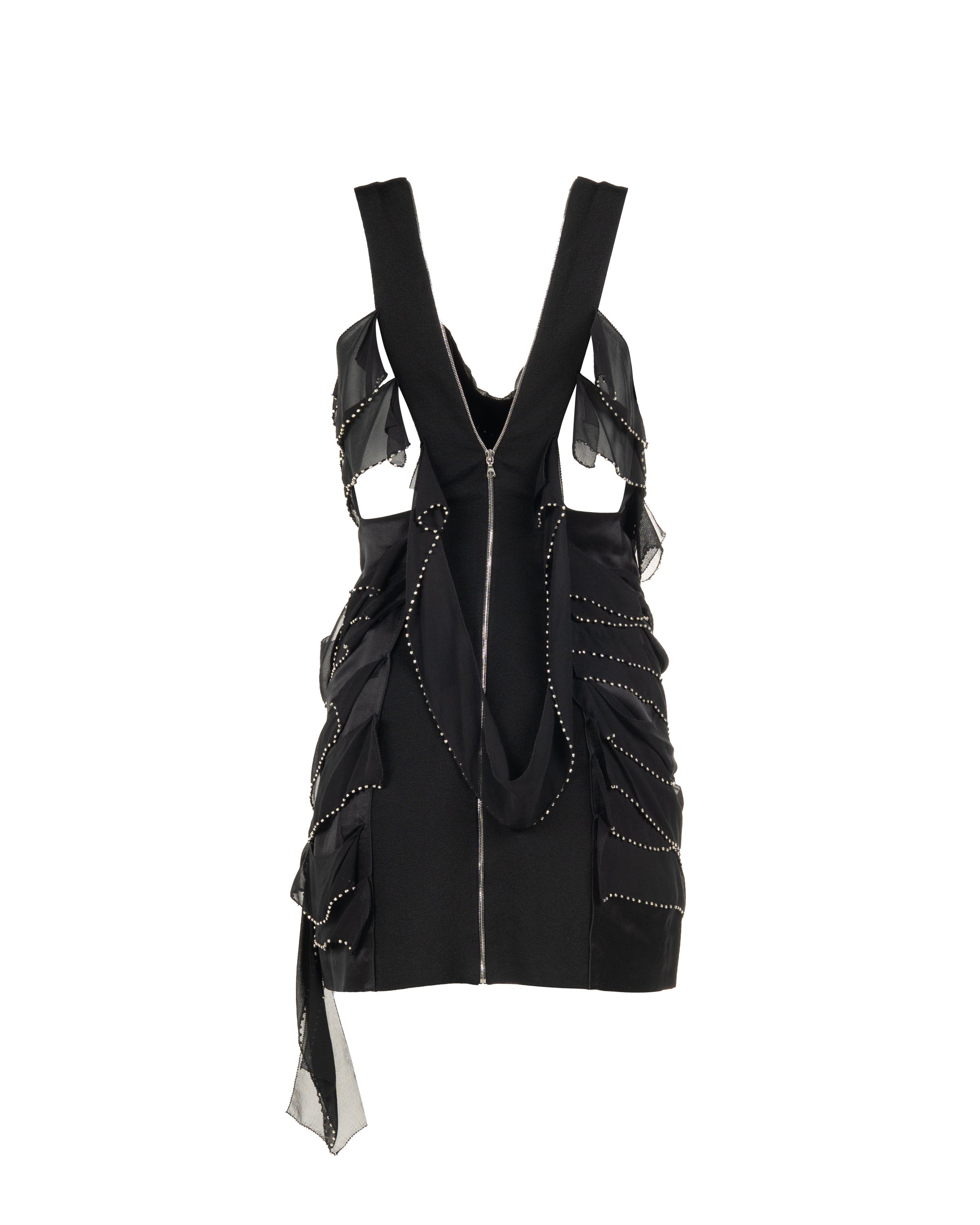 Marc Jacobs crystal-embellished silk mini dress