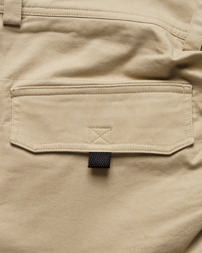 Martine Rose pulled cargo twill beige shorts Martine Rose