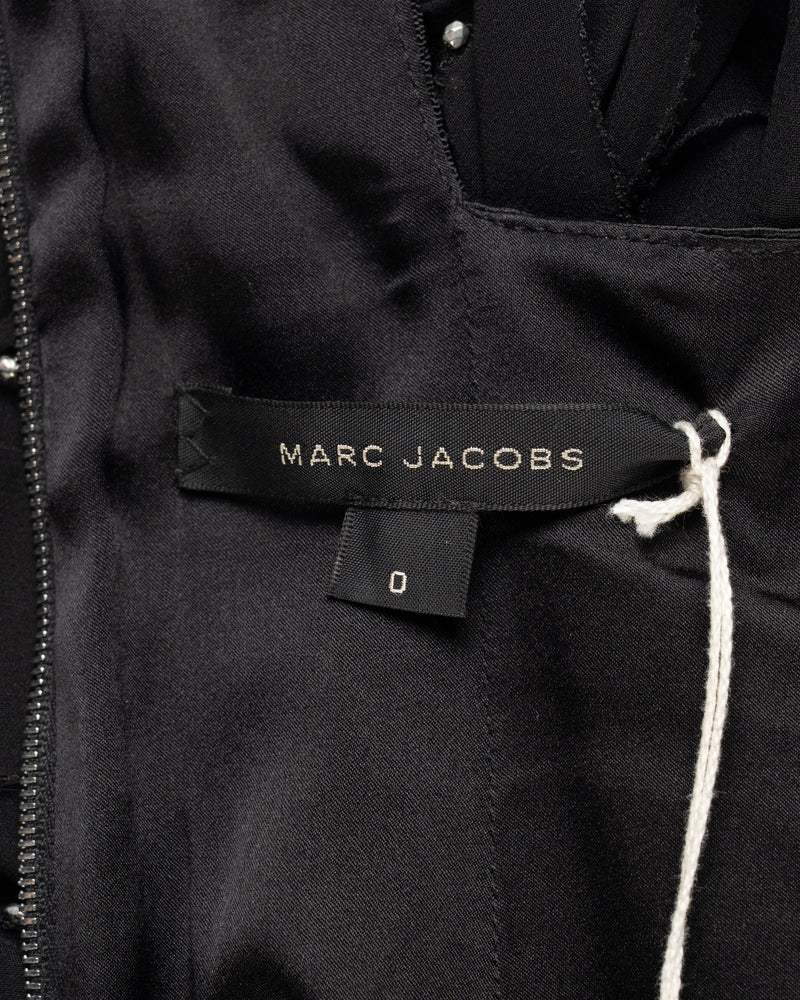 Marc Jacobs crystal-embellished silk mini dress thumbnail