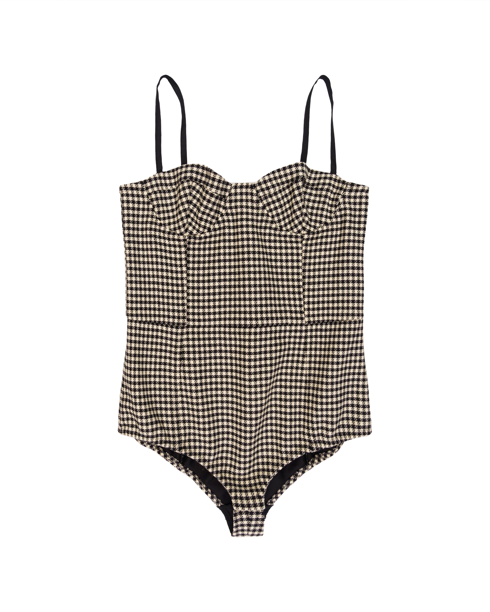 ValentinoRED Houndstooth corset dress